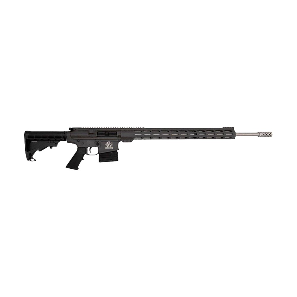 great lakes firearms gl10243sstng glfa 243 win 5+1 24" stainless threaded barrel, tungsten cerakote picatinny rail aluminum receiver, adjustable black synthetic stock, mil spec polymer grip Great Lakes Firearms GL10243SSTNG GLFA 243 Win 5+1 24" Stainless Threaded Sports South item 171459