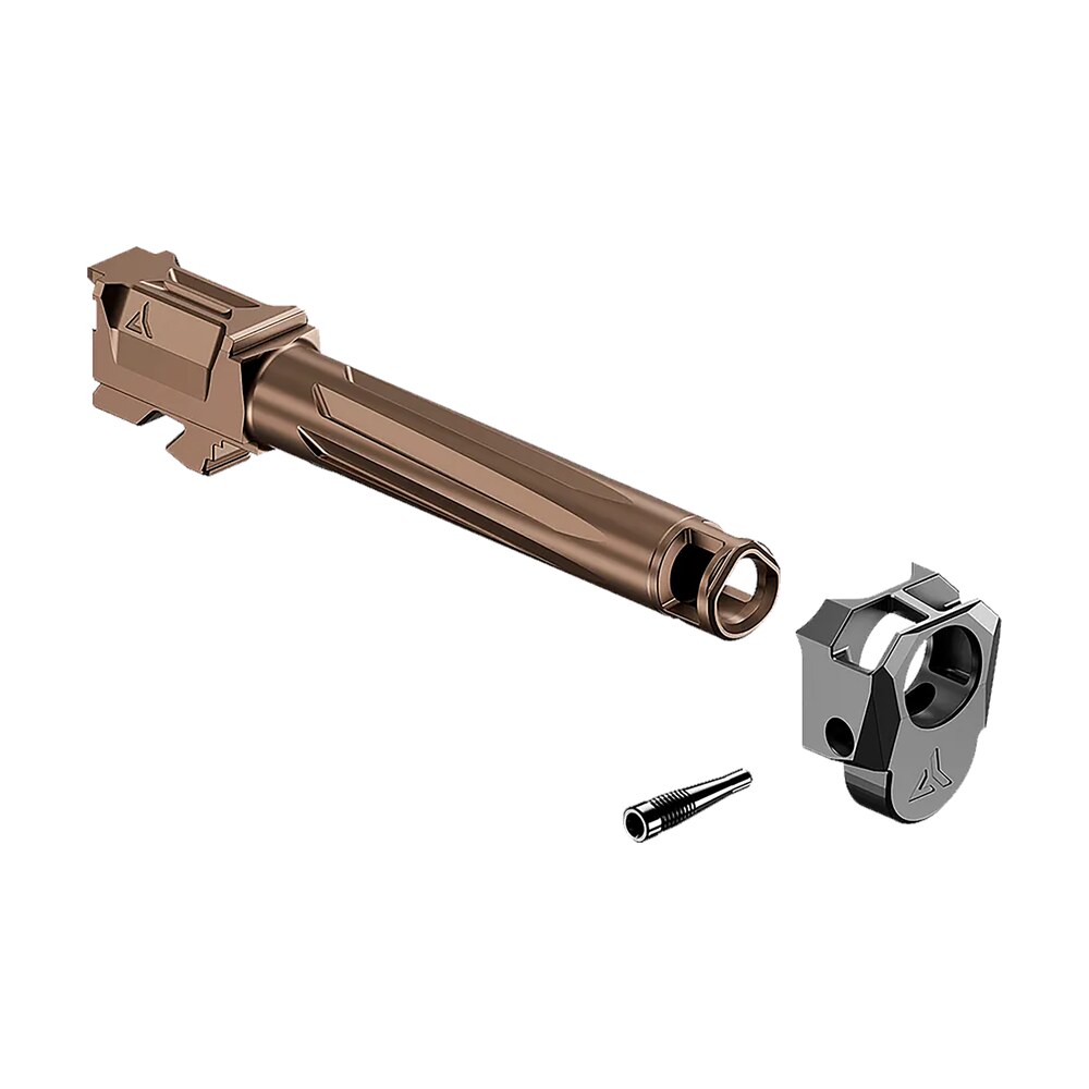 radian weapons r0839 ramjet & afterburner combo 9mm luger compatible w/glock 17 gen5, bronze stainless steel Radian Weapons R0839 Ramjet & Afterburner Combo 9mm Luger Compatible Sports South item 171533