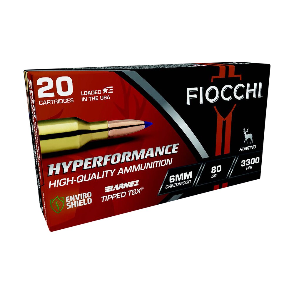 fiocchi 6cmtt hyperformance 6mmcreedmoor 80gr barnes tipped tsx 20 per box/10 case Fiocchi 6CMTT Hyperformance 6mmCreedmoor 80gr Barnes Tipped TSX 20 Per Box/10 Case Sports South item 171653