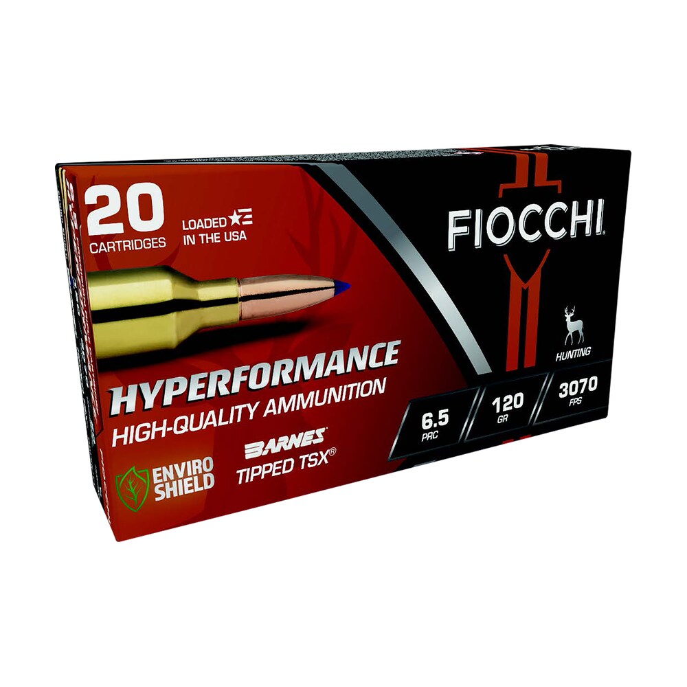 fiocchi 65prctt hyperformance 6.5prc 120gr barnes tipped tsx 20 per box/10 case Fiocchi 65PRCTT Hyperformance 6.5PRC 120gr Barnes Tipped TSX 20 Per Box/10 Case Sports South item 171655