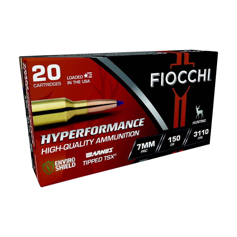fiocchi 7prctt hyperformance 7mmprc 150gr barnes tipped tsx 20 per box/10 case Fiocchi 7PRCTT Hyperformance 7mmPRC 150gr Barnes Tipped TSX 20 Per Box/10 Case Sports South item 171659