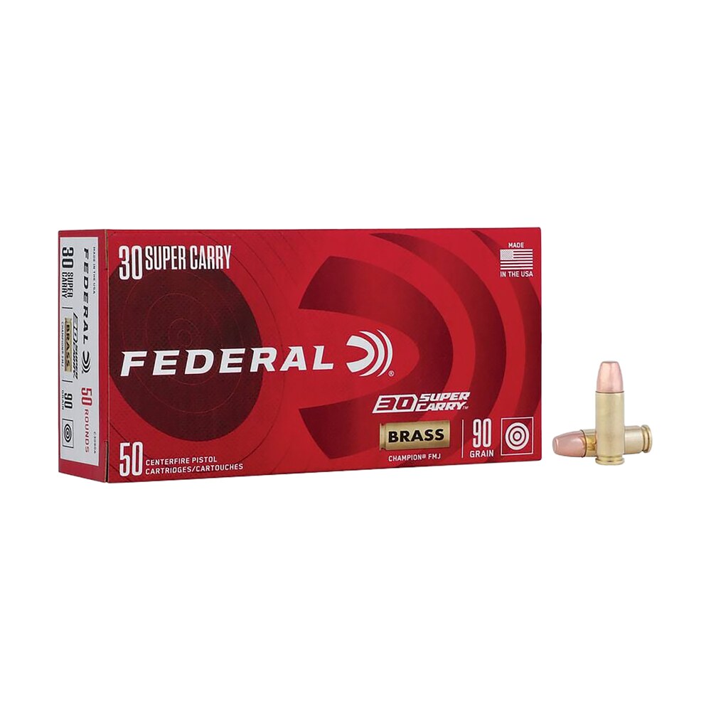 federal c3090a champion training 30supercarry 90gr full metal jacket 50 per box/20 case Federal C3090A Champion Training 30SuperCarry 90gr Full Metal Jacket 50 Per Box/20 Case Sports South item 171773