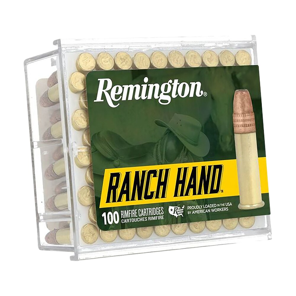 remington ammunition r21273 ranch hand rimfire 22lr 38gr copper plated hollow point 100 per box/50 case Remington Ammunition R21273 Ranch Hand Rimfire 22LR 38gr Copper Plated Hollow Point 100 Per Sports South item 171774
