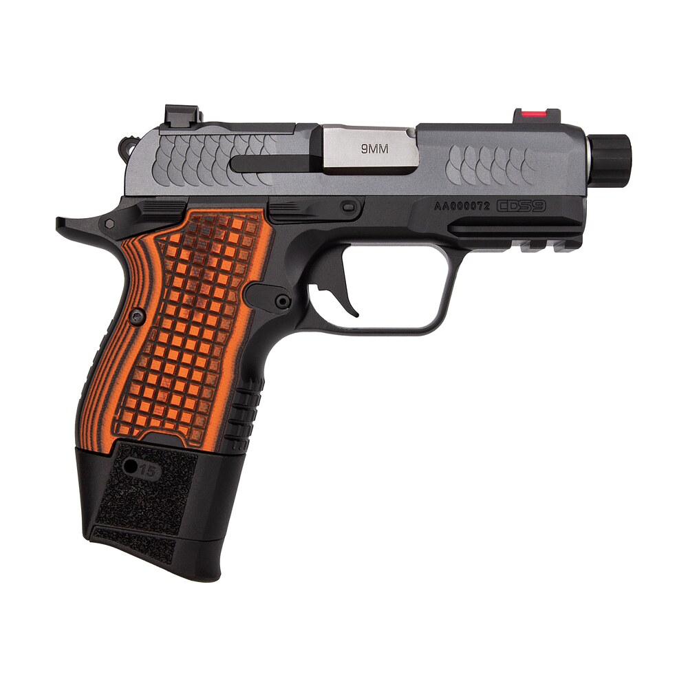 kimber mfg.,inc 3600004 cds9 9mm 15rd 3.64" black kimpro ii optic ready stainless steel slide gray kimpro ii g10 grip Kimber Mfg.,inc 3600004 CDS9 9mm 15rd 3.64" Black KimPro II Optic Ready Stainless Steel Slide Sports South item 171920