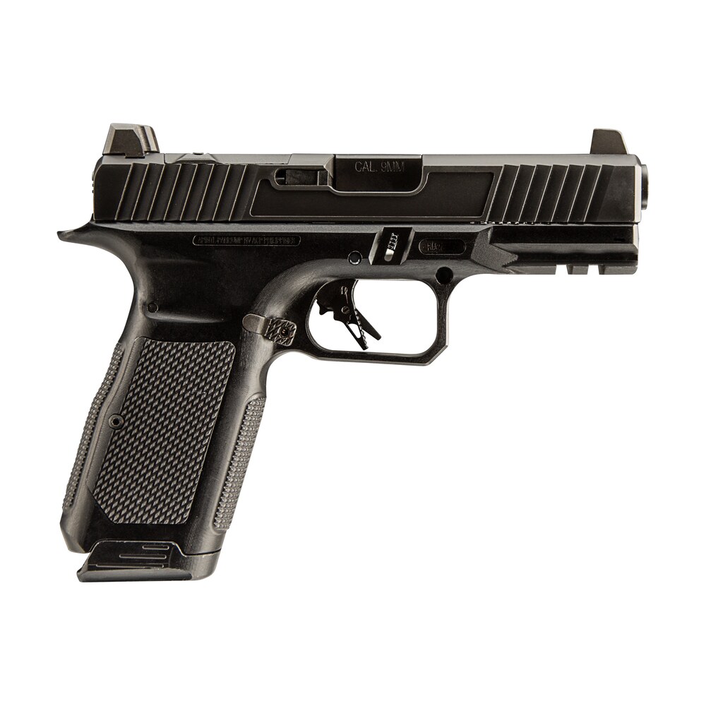 rock island 566119mm luger 17+1 4.49" black barrel, black pvd coating slide, black anodized frame, black aluminum grip Rock Island 566119mm Luger 17+1 4.49" Black Sports South item 171980