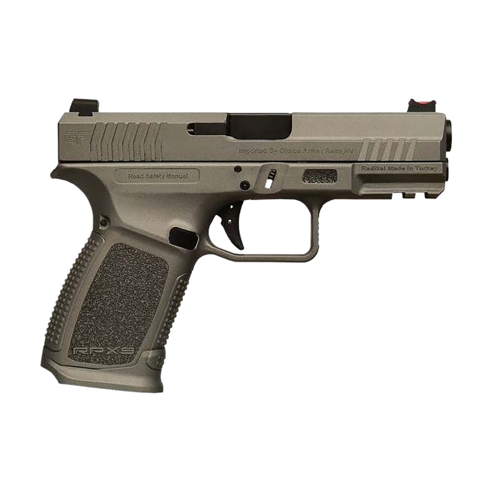 gforce arms gfrpx3c9tg exodus 9mm luger 15+1 4.02" black steel barrel, tactical gray cerakote serrated steel slide, tactical gray polymer frame w/accessory rail, textured grip Gforce Arms GFRPX3C9TG Exodus 9mm Luger 15+1 4.02" Black Steel Sports South item 172201