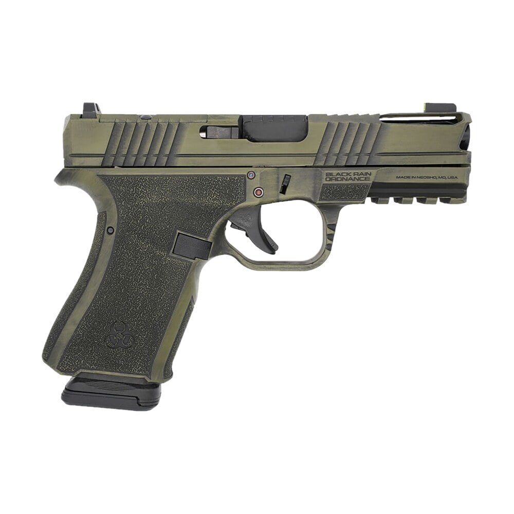 black rain ordnance flp9mmbgb compact frame 9mm 15+1 4" stainless steel slide Black Rain Ordnance FLP9MMBGB Compact Frame 9mm 15+1 4" Stainless Steel Slide Sports South item 172486