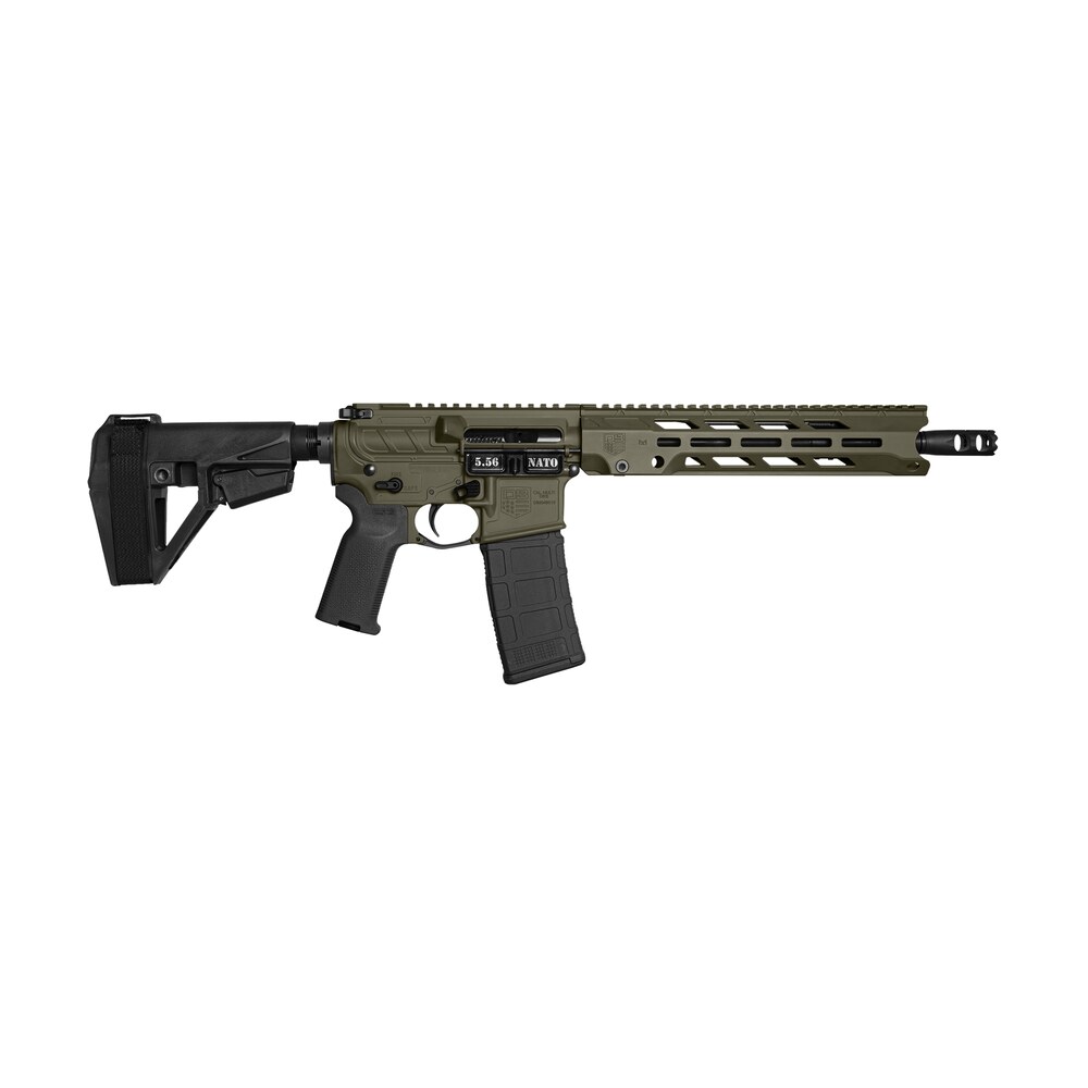 diamondback db1984k101 db15 obsidian 5.56 nato 30+1 11.50" black nitride 11" m lok handguard sba5 brace magpul moe k2 grip Diamondback DB1984K101 DB15 Obsidian 5.56 NATO 30+1 11.50" Black Nitride 11" M-LOK Handguard Sports South item 172498