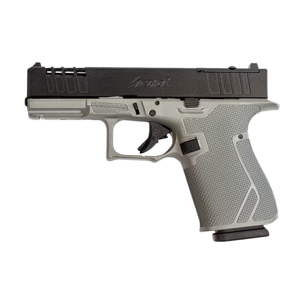 great lakes firearms gl19srk striker 9mm 15+1 4" front/rear serrations cerakote bull shark gray Great Lakes Firearms GL19SRK Striker 9mm 15+1 4" Front/Rear Serrations Cerakote Bull Shark Gray Sports South item 172619