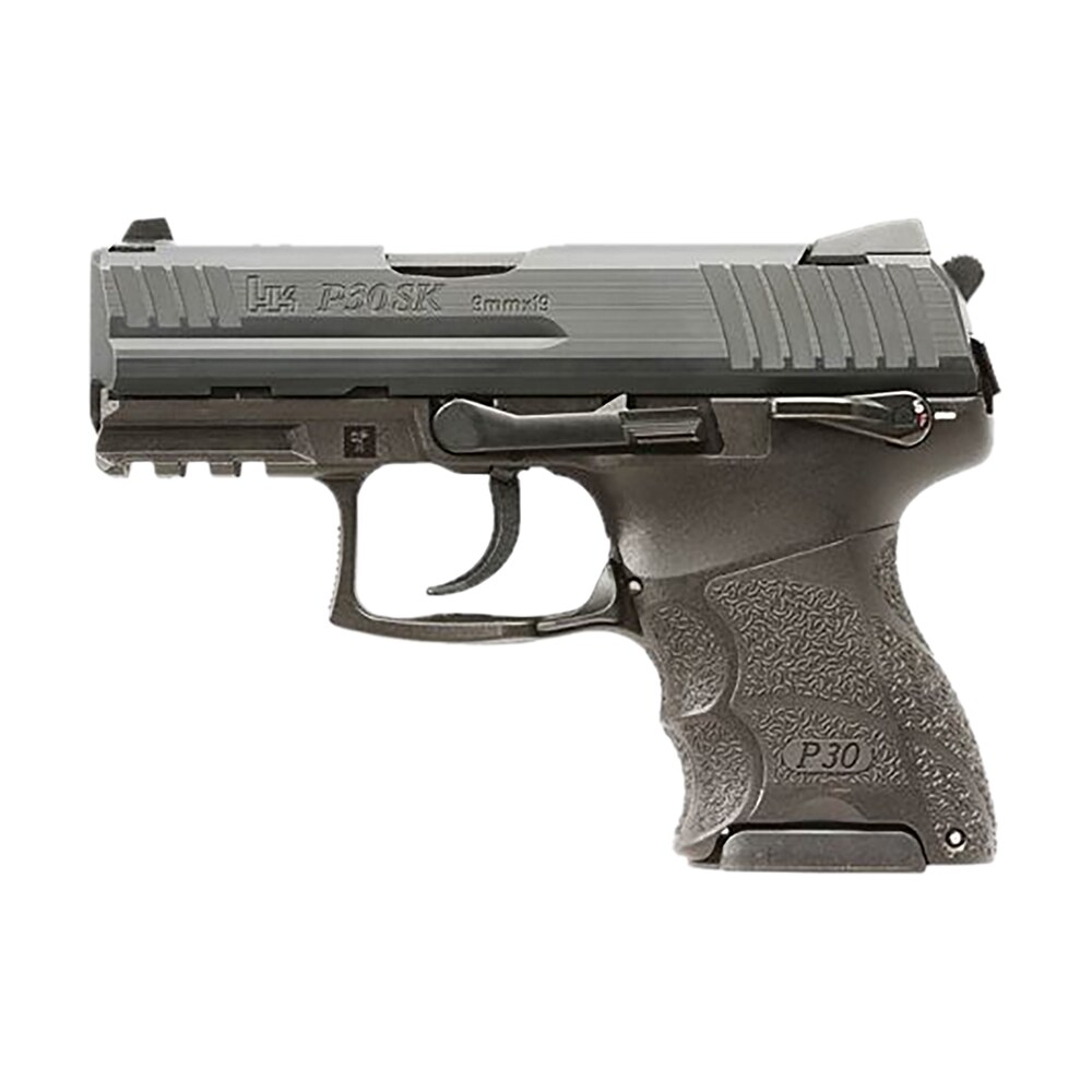 hk 81001110 p30sk v3 sub compact frame 9mm luger 10+1 3.27" stainless steel barrel, black cerakote serrated steel slide, black polymer frame w/picatinny rail, ambidextrous HK 81001110 P30SK V3 Sub-Compact Frame 9mm Luger 10+1 3.27" Stainless Steel Sports South item 172700