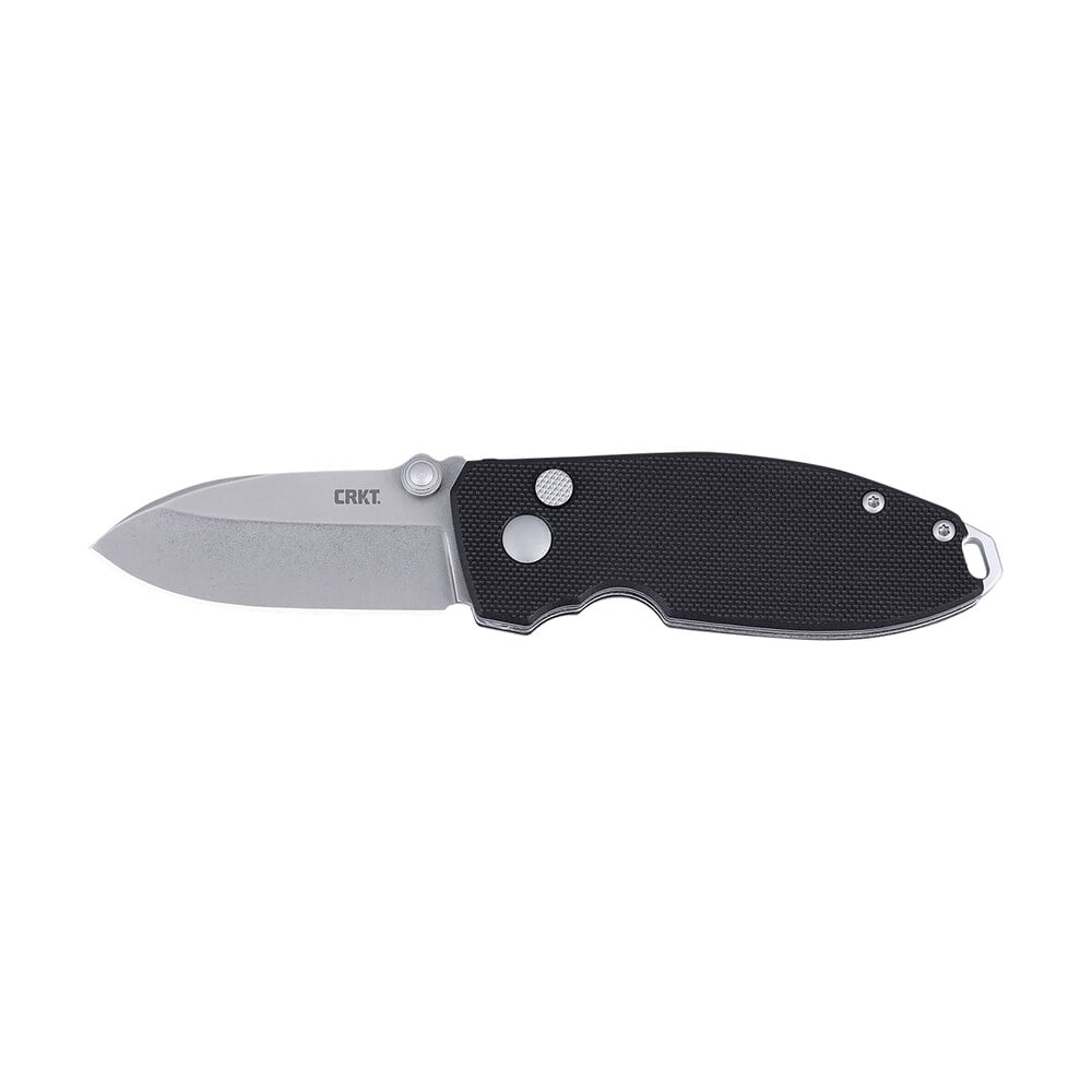 crkt 2474 squid edc 2.27" folding plain stonewashed d2 steel blade, black g10 handle CRKT 2474 SQUID EDC 2.27" Folding Plain Stonewashed D2 Steel Blade, Black G10 Handle Sports South item 172855