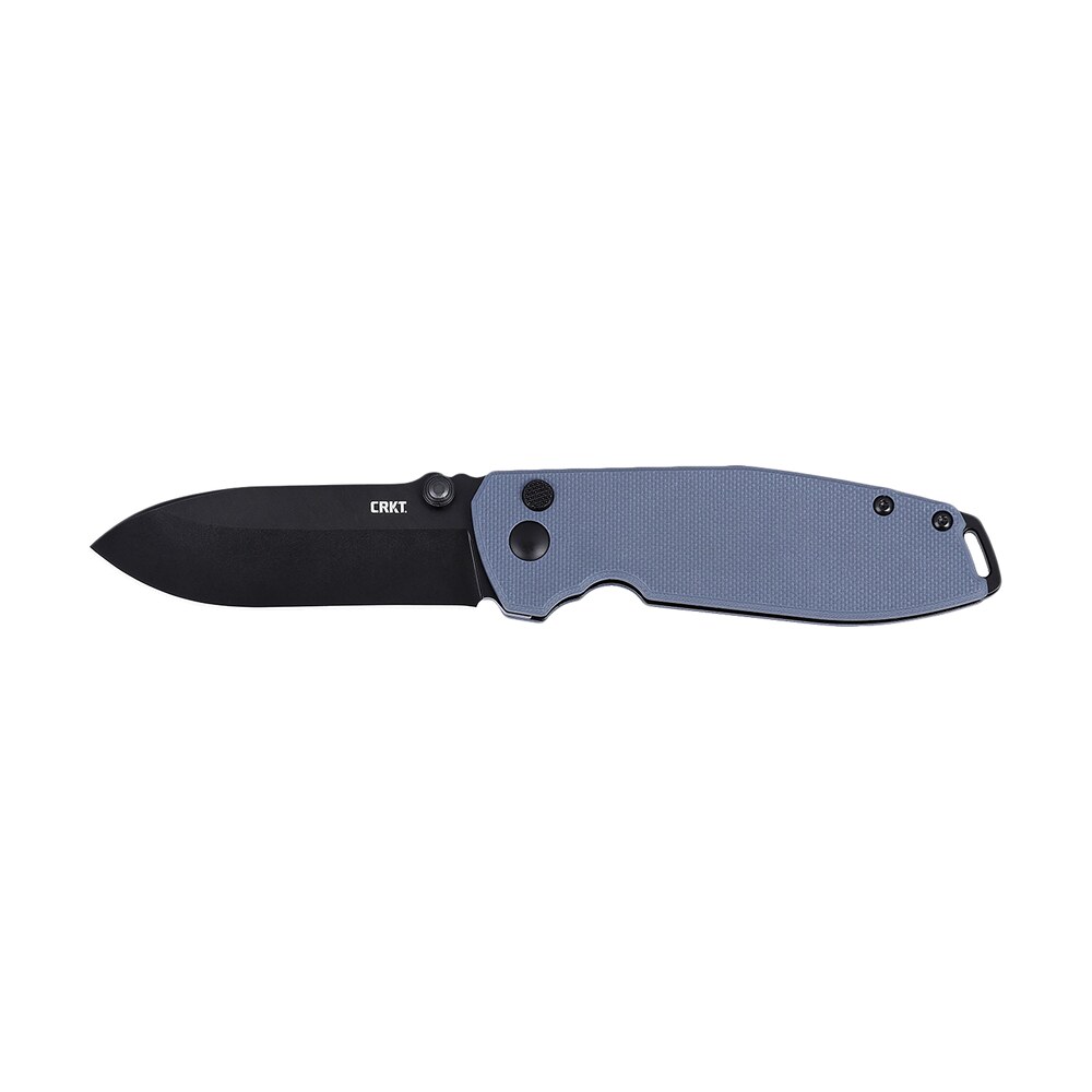 crkt 2495g squid xm 2.95" folding plain black oxide d2 steel blade, gray g10 handle CRKT 2495G SQUID XM 2.95" Folding Plain Black Oxide D2 Steel Blade, Gray G10 Handle Sports South item 172858