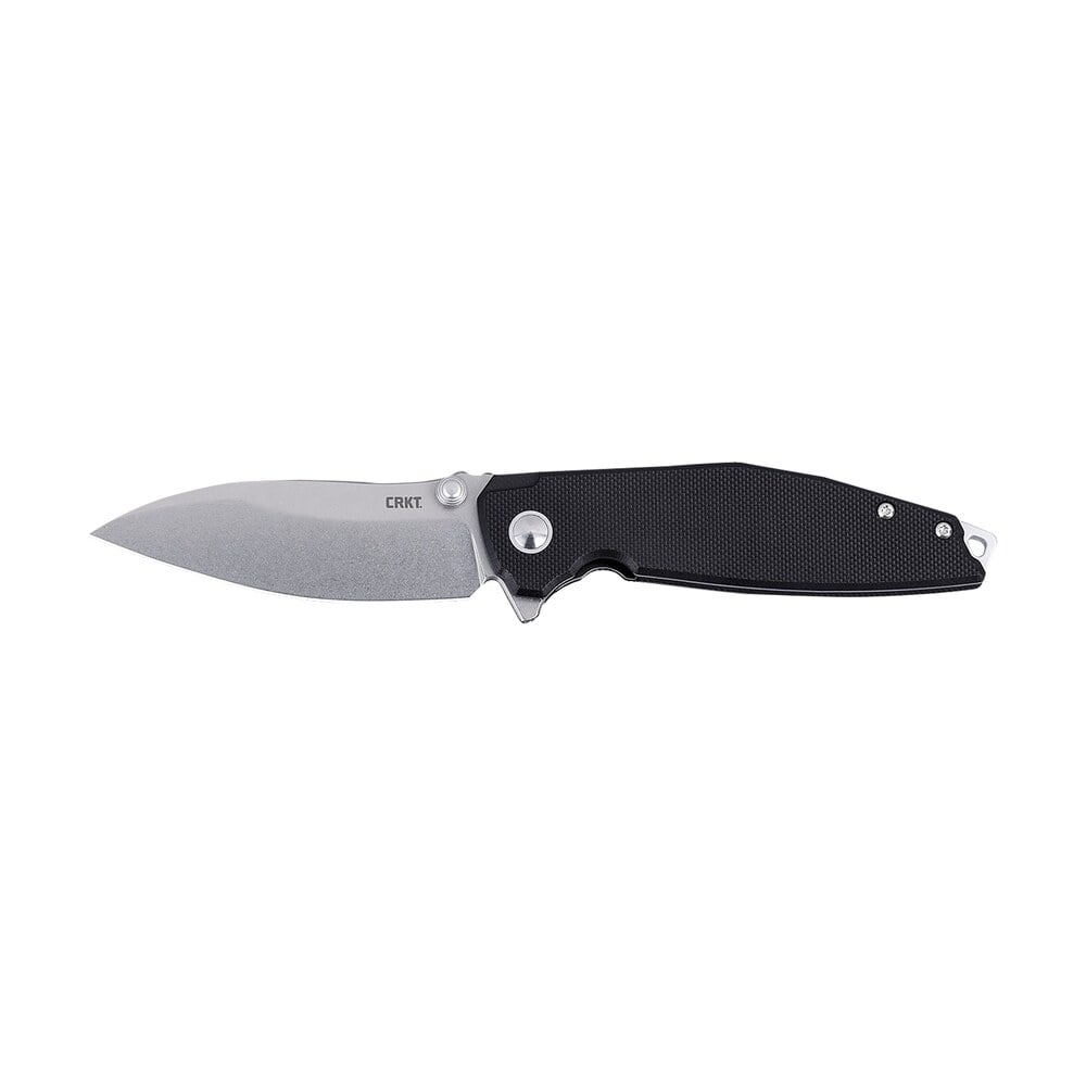 crkt 2540 ibisd edc 3.09" folding plain stonewashed d2 steel blade, black g10 handle CRKT 2540 IBISD EDC 3.09" Folding Plain Stonewashed D2 Steel Blade, Black G10 Handle Sports South item 172862