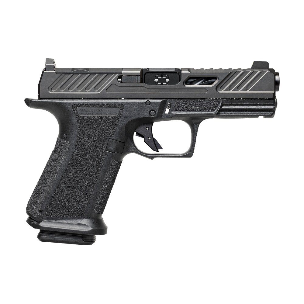 shadow systems ss1040ca mr920 elite 9mm 10+1 black black nitride optic cut/serrated/window cut stainless steel slide black black interchangeable backstrap grip *ca compliant Shadow Systems SS1040CA MR920 Elite 9mm 10+1 Black Black Nitride Optic Cut/Serrated/Window Cut Sports South item 172951