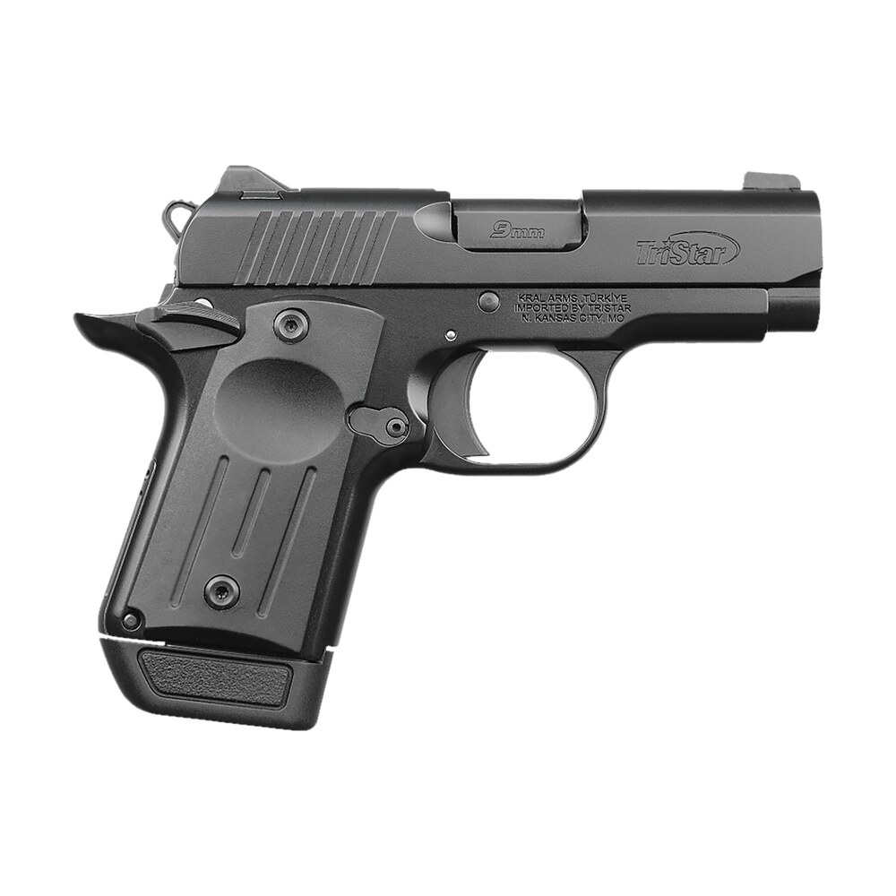tristar 85700 protege x sub compact frame 9mm luger 7+1 3.20" black steel barrel black cerakote serrated steel slide, black cerakote frame, black polymer grip TriStar 85700 Protege X Sub-Compact Frame 9mm Luger 7+1 3.20" Black Steel Barrel Black Cerakote Sports South item 173024