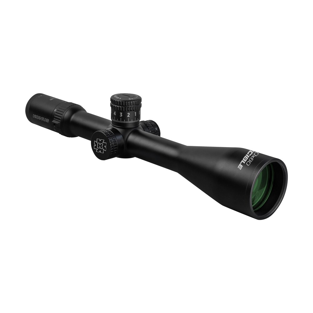 konus 7177 invincible 5 50x60 34mm tube fine crosshair w/ illuminated dot reticle Konus 7177 Invincible 5-50x60 34mm Tube Fine Crosshair Sports South item 173079