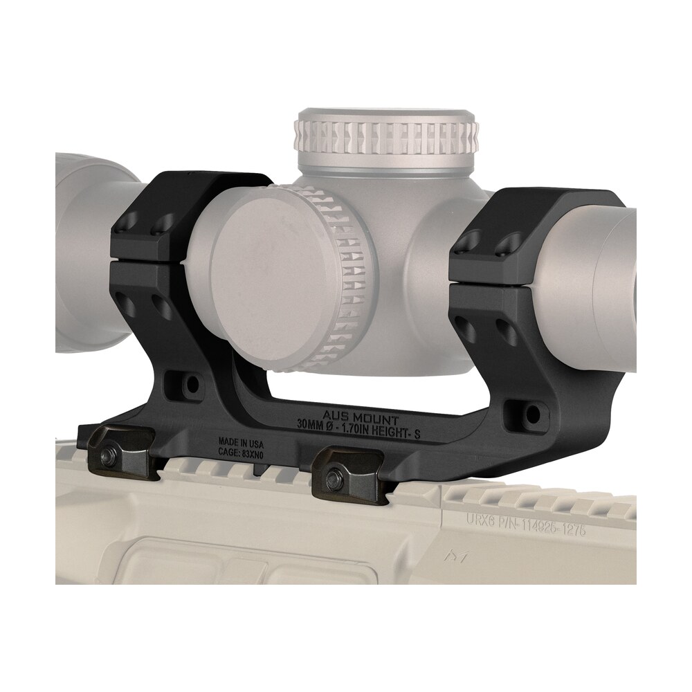 reptilia llc 100238 aus optic mount black 7075 t6 aluminum 30mm tube mil spec 1913 picatinny rail mount Reptilia LLC 100238 AUS Optic Mount Black 7075-T6 Aluminum 30mm Tube Mil-Spec 1913 Picatinny Sports South item 173090