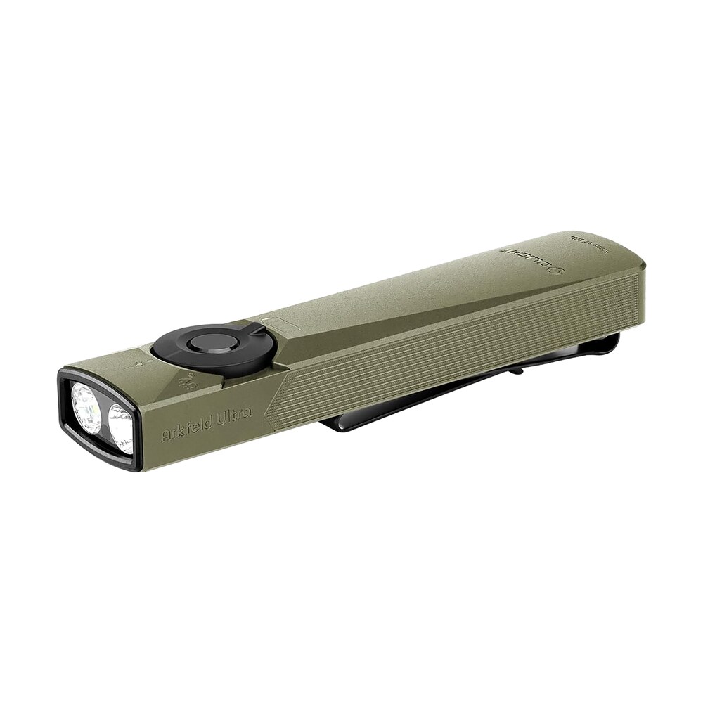 olightstore usa inc arkfeldultraclass3r arkflex edc flashlight olive aluminum white light led 1400 lumens 103 meters beam distance Olightstore Usa Inc ARKFELDULTRACLASS3R Arkflex EDC Flashlight Olive Aluminum White Light LED Sports South item 173311