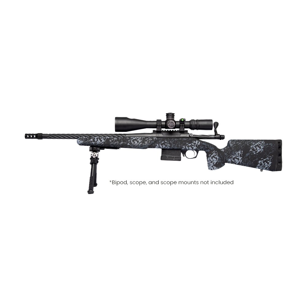 horizon firearms rf018s221814t17 vandal dark 2 22 creedmoor 18" black fluted threaded barrel, picatinny rail receiver, arca rail forend, textured iota carbon fiber stock Horizon Firearms RF018S221814T17 Vandal Dark 2 22 Creedmoor 18" Black Fluted Threaded Sports South item 173317