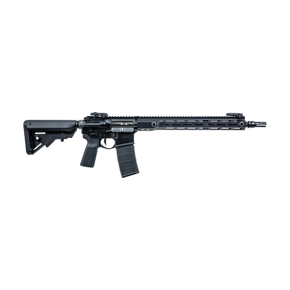 watchtower firearms rdrx55616blk raider x 5.56 nato 30+1 16" black nitride threaded barrel, hard coat anodized picatinny rail aluminum receiver, black polymer stock, b5 grip Watchtower Firearms RDRX55616BLK Raider X 5.56 NATO 30+1 16" Black Nitride Threaded Sports South item 173355