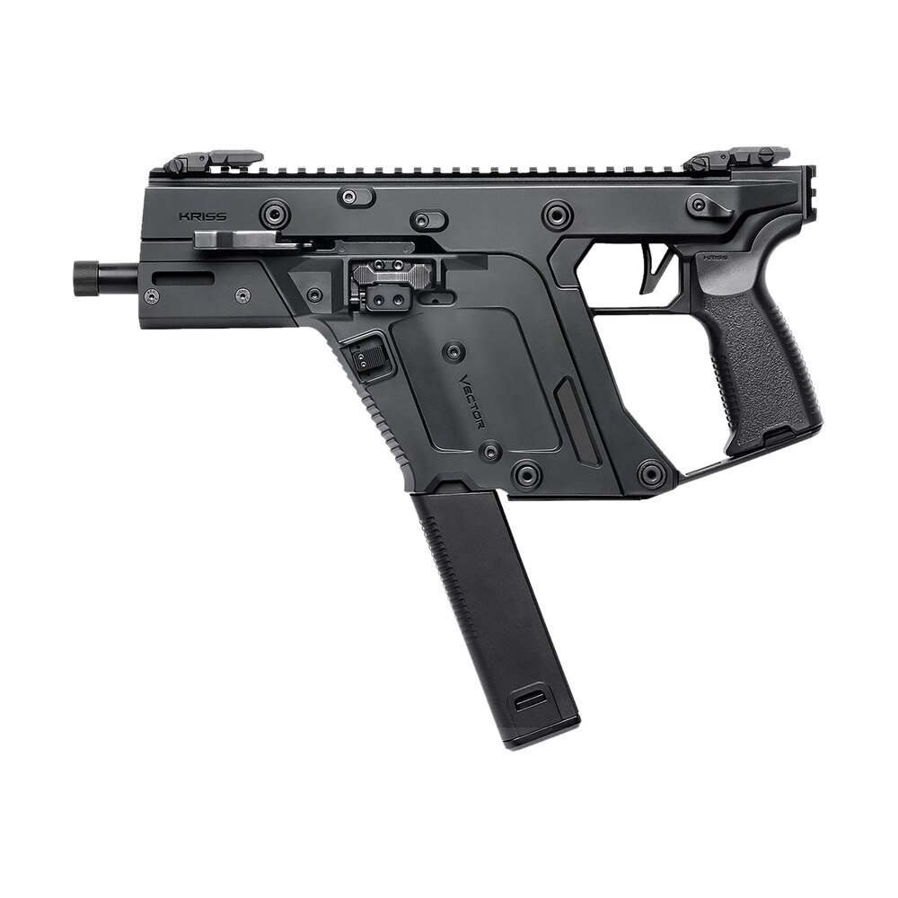 kriss usa kv903pbl00 vector sdp gen3 9mm luger 40+1 5.50" black nitride threaded barrel, m lok handguard, black picatinny rail receiver & rear, black polymer grip, ambidextrous, glock mag compatible Kriss USA KV903PBL00 Vector SDP Gen3 9mm Luger 40+1 5.50" Black Nitride Threaded Sports South item 173390