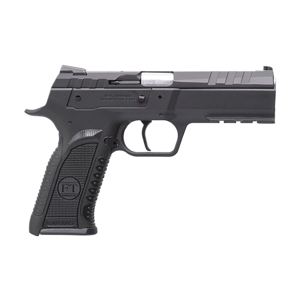 tanfoglio tfforces9 force esse 9mm luger 16+1 4.40" stainless steel barrel, black serrated steel slide, black polymer frame w/picatinny rail, textured grip Tanfoglio TFFORCES9 Force Esse 9mm Luger 16+1 4.40" Stainless Steel Sports South item 173961