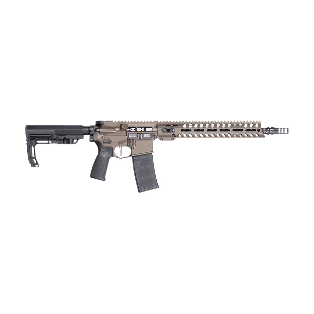 patriot ordnance factory 02050 minuteman 300 blackout 30+1 13.75" black nitride barrel/ patriot brown cerakote aluminum receiver picatinny rail Patriot Ordnance Factory 02050 Minuteman 300 Blackout 30+1 13.75" Black Nitride Barrel/ Patriot Sports South item 174205