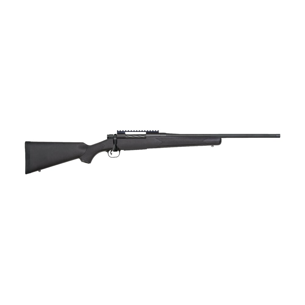 mossberg 28235 patriot carbine 7mm prc 3+1 20" matte blued threaded bull barrel, matte blued picatinny rail receiver, black fixed synthetic stock Mossberg 28235 Patriot Carbine 7mm PRC 3+1 20" Matte Blued Threaded Bull Sports South item 174373
