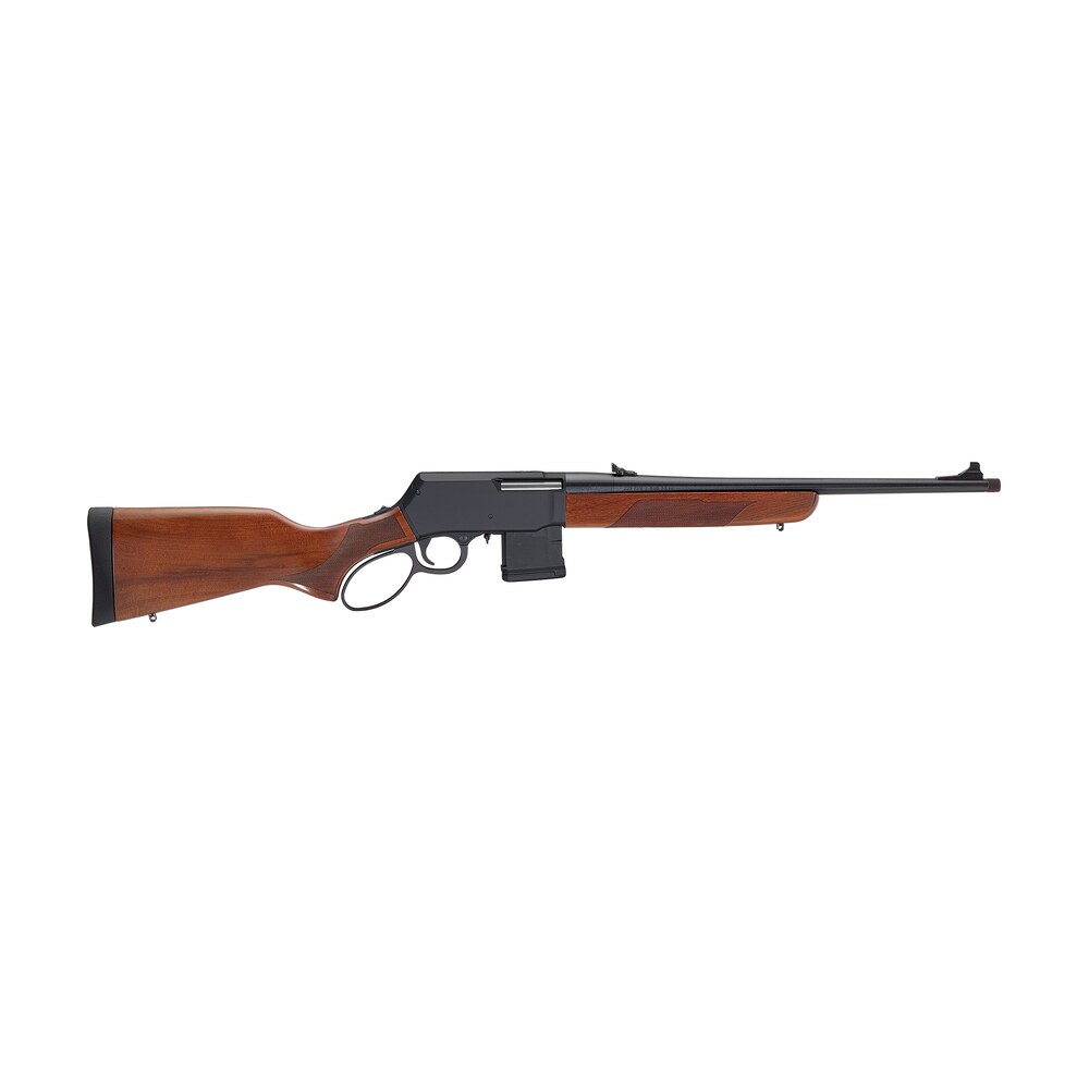 henry h023223 supreme 223 rem/5.56 nato 10+1 18" blued threaded barrel, black hardcoat anodize drilled & tapped aluminum receiver, fixed american walnut stock, ambidextrous Henry H023223 Supreme 223 Rem/5.56 NATO 10+1 18" Blued Threaded Sports South item 174416