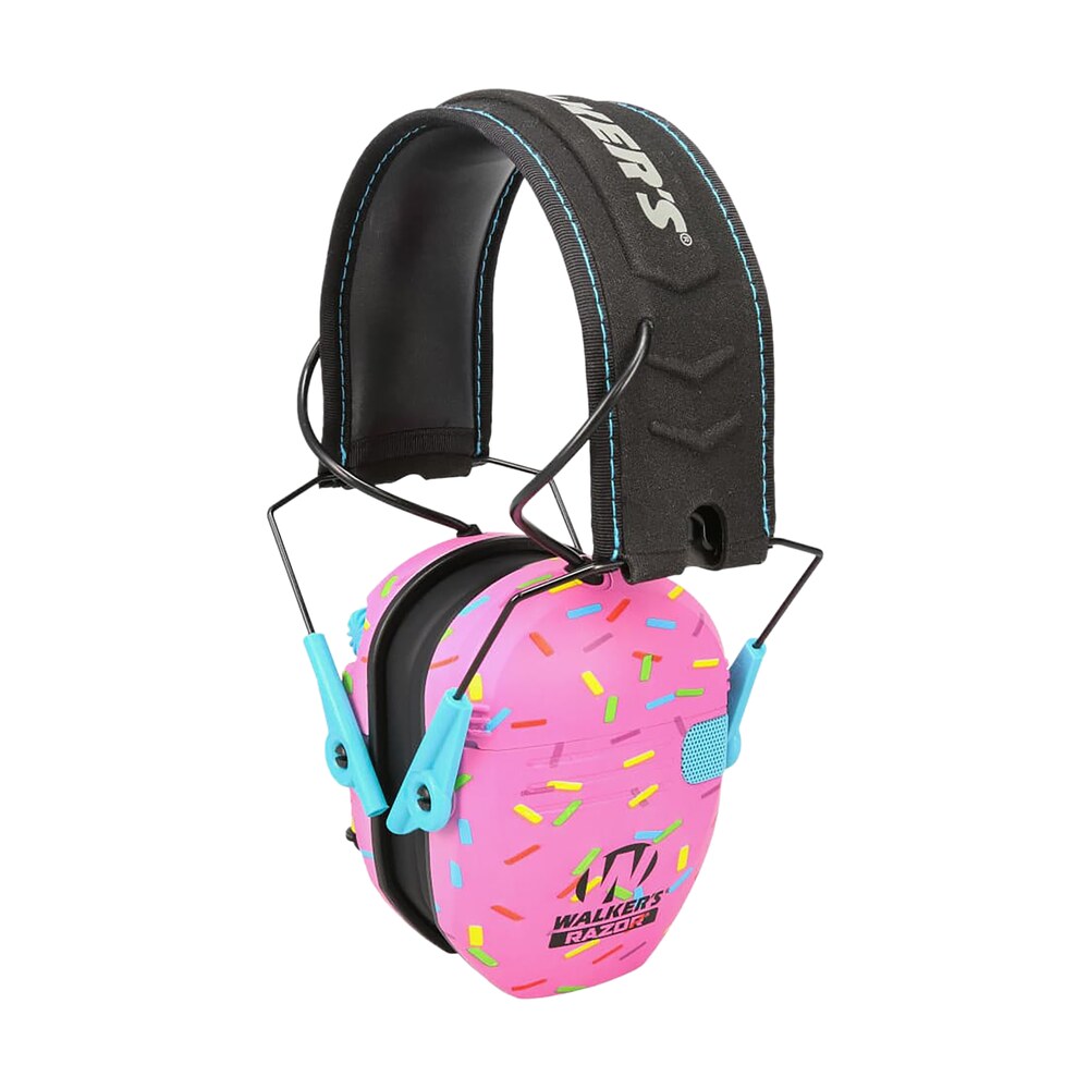 walker's gwprsemsprnkp razor slim electronic muff 23 db over the head pink sprinkles Walker's GWPRSEMSPRNKP Razor Slim Electronic Muff 23 dB Over the Head Pink Sprinkles Sports South item 174516