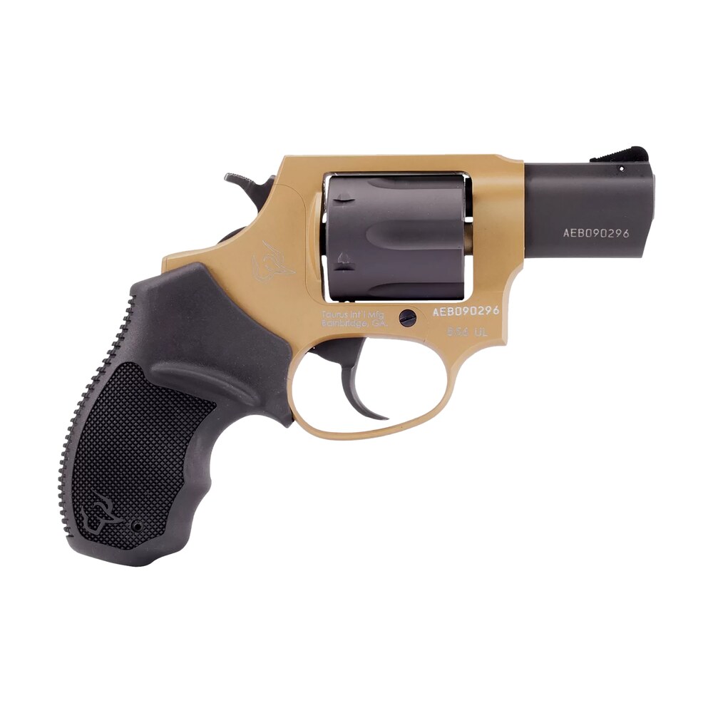 taurus 2 85621ulc30 856 ultra lite small 38 special +p 6 shot 2" matte black alloy steel barrel & cylinder, cerakote sabre sand aluminum frame, transfer bar safety, exposed hammer Taurus 2-85621ULC30 856 Ultra-Lite Small 38 Special +P 6 Shot 2" Matte Black Alloy Steel Barrel Sports South item 174528