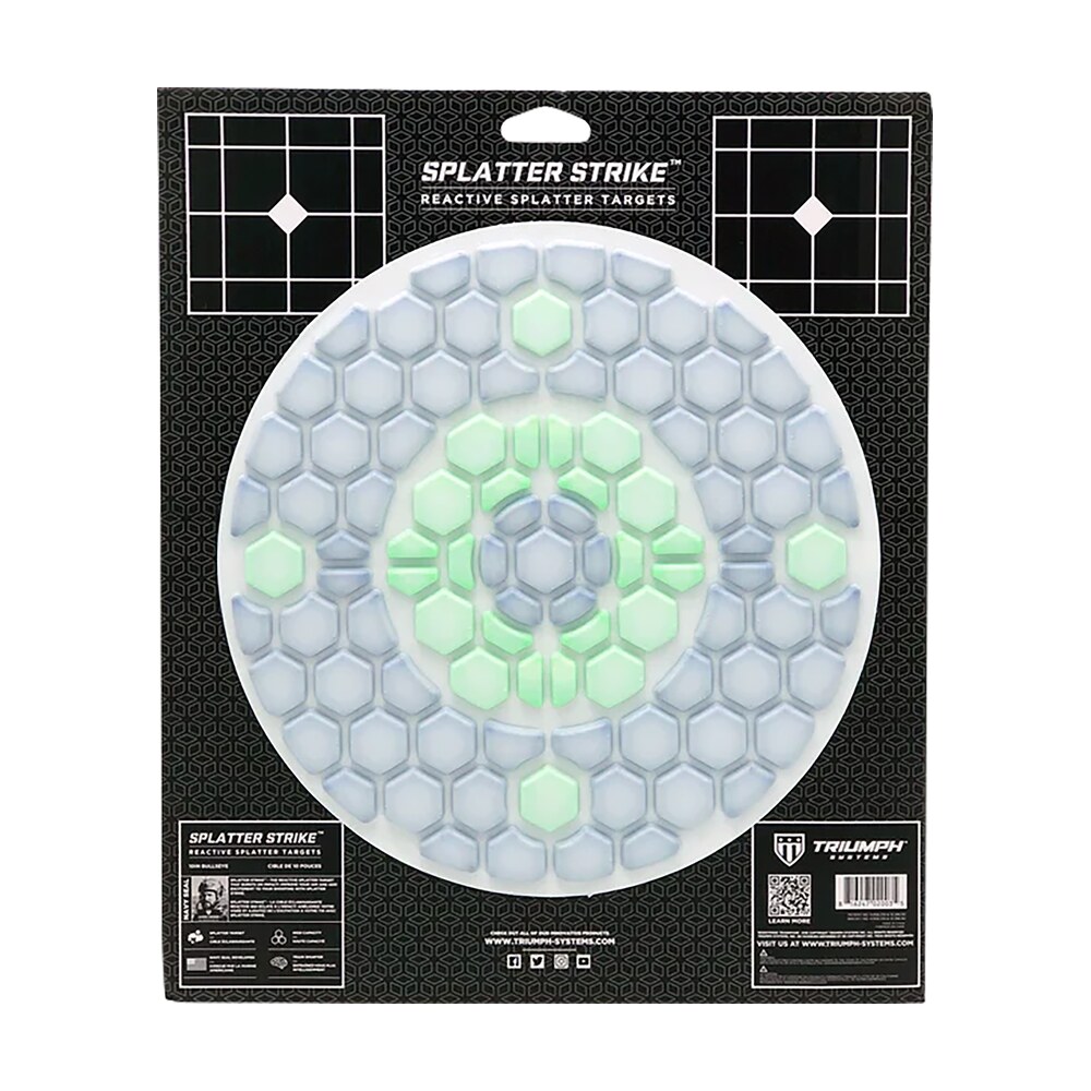 triumph systems 031502001 splatter strike reactive splatter target bullseye hanging corrugate Triumph Systems 031502001 Splatter Strike Reactive Splatter Target Bullseye Hanging Corrugate Sports South item 174597