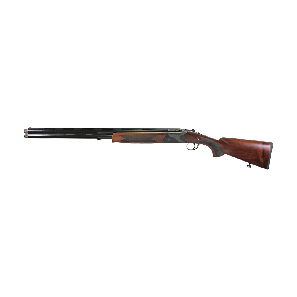 iver johnson arms ij60012 ij600 12 gauge break open 3" 2rd 28" over/under vent rib barrel, matte black chromed w/engraving steel receiver, fixed walnut checkered wood stock & forend Iver Johnson Arms IJ60012 IJ600 12 Gauge Break Open 3" 2rd 28" Over/Under Vent Rib Sports South item 174696