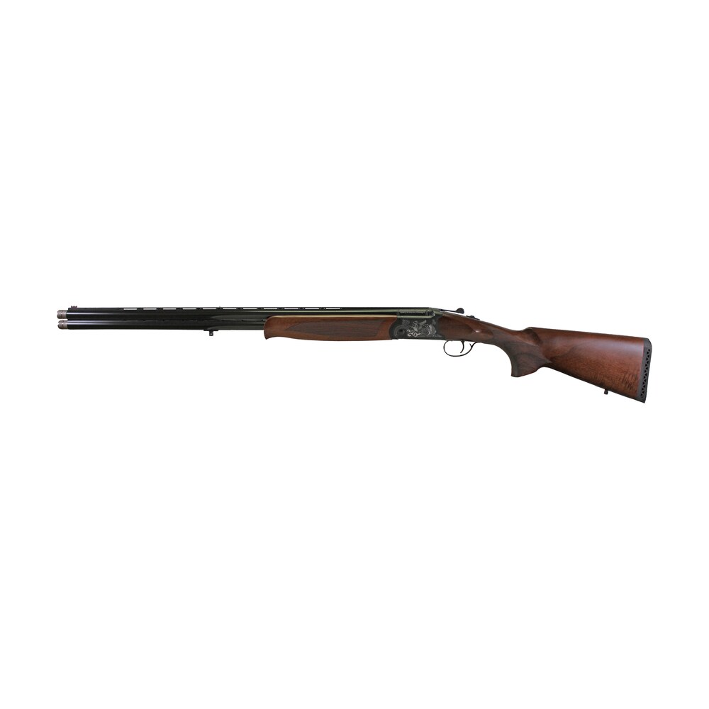 iver johnson arms ij60020 ij600 20 gauge break open 3" 2rd 28" over/under vent rib barrel, matte black chromed w/engraving steel receiver, fixed walnut checkered wood stock & forend Iver Johnson Arms IJ60020 IJ600 20 Gauge Break Open 3" 2rd 28" Over/Under Vent Rib Sports South item 174697