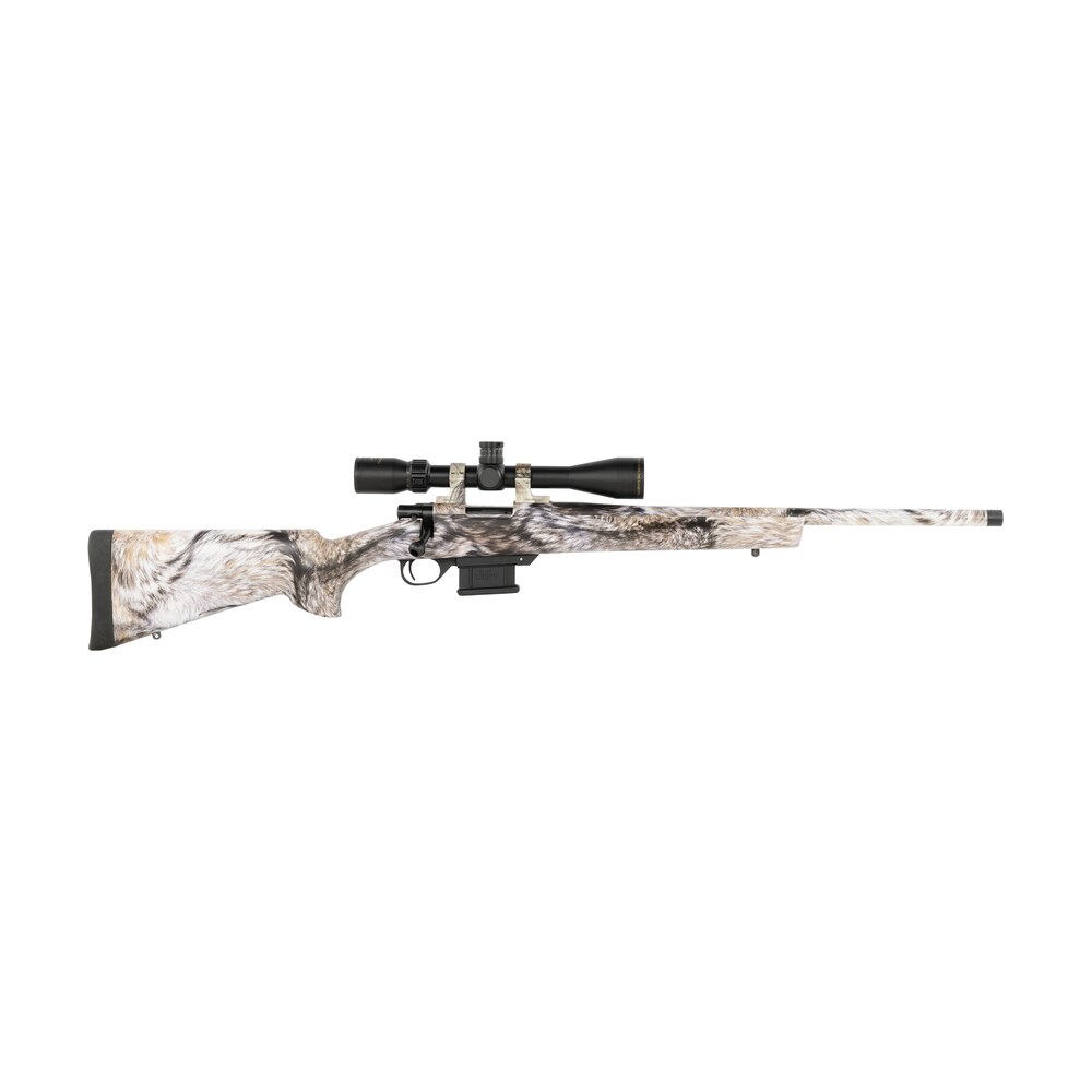 howa hma60804fy m1500 mini action full size 6 arc 5+1 20" yote camo dip threaded barrel, steel receiver drilled & tapped, fixed hti yote synthetic stock, nikko stirling gamepro 4 12x40mm Howa HMA60804FY M1500 Mini Sports South item 174730