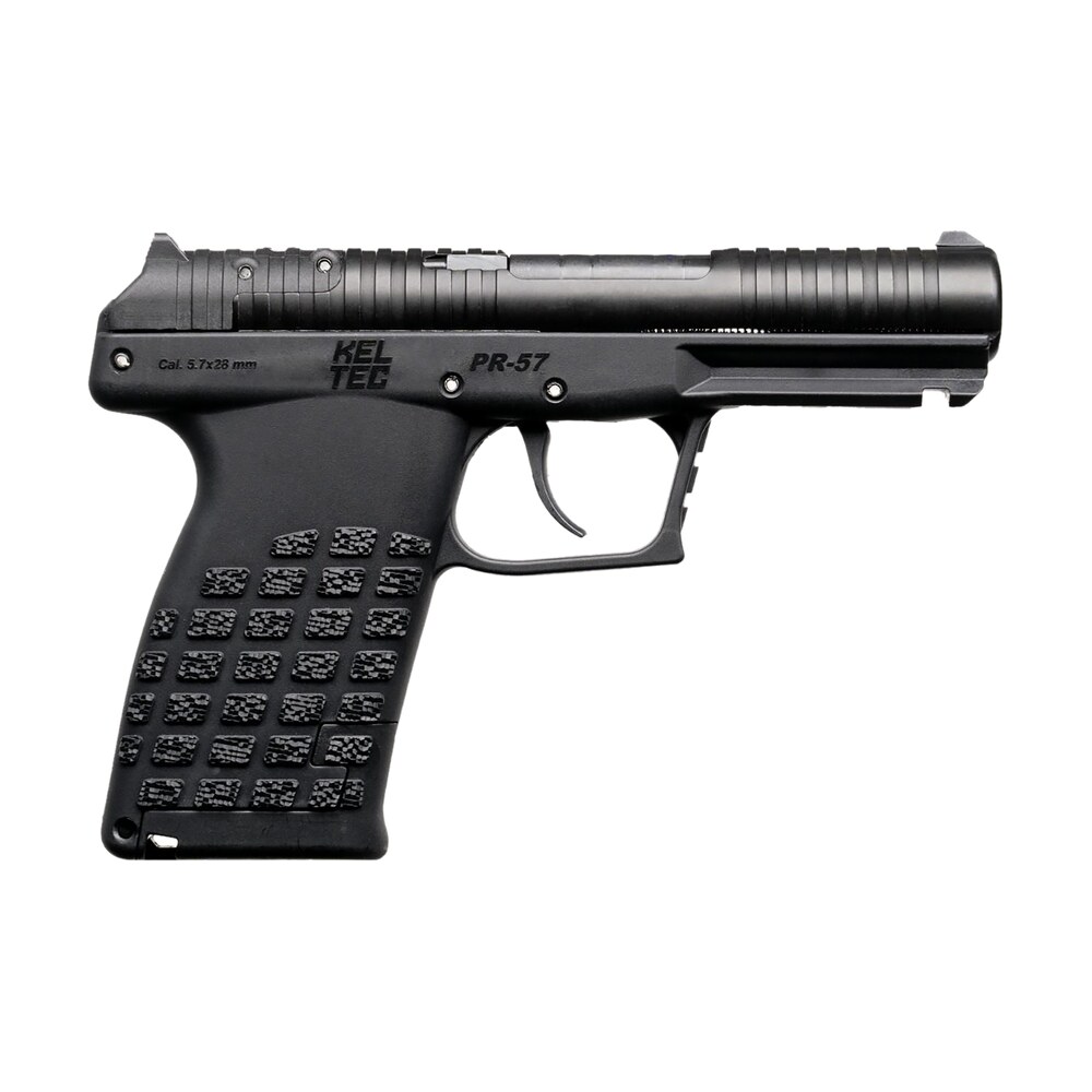 kel tec pr57blk pr57 compact frame 5.7x28mm 20+1 4" black steel barrel, black optic ready/serrated slide, black textured grip Kel-Tec PR57BLK PR57 Compact Frame 5.7x28mm 20+1 4" Black Steel Sports South item 174758