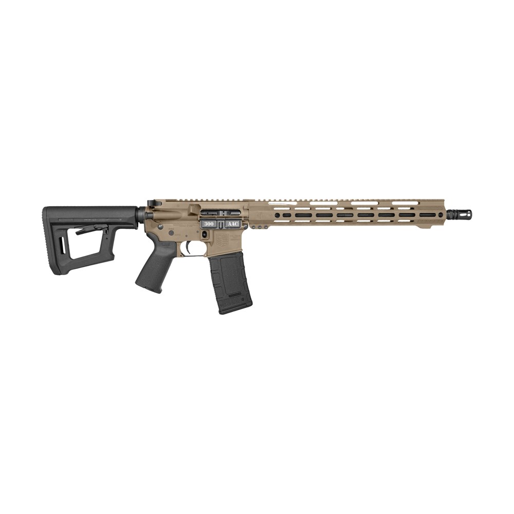 diamondback db1718b062 db15 300 aac blackout 30+1 16" black nitride threaded barrel, flat dark earth cerakote aluminum/carbon receiver w/picatinny rail receiver, m lok handguard, magpul moe grip Diamondback DB1718B062 DB15 300 AAC Blackout 30+1 16" Black Nitride Threaded Sports South item 174765