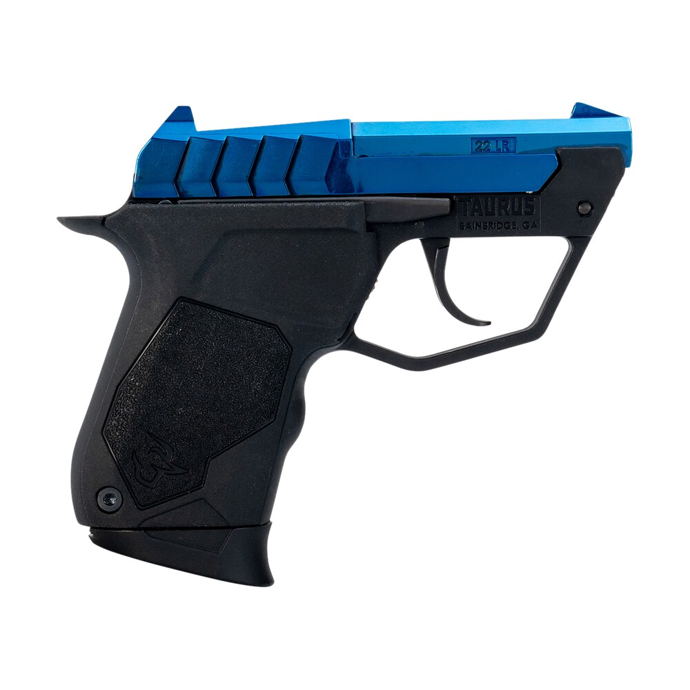 taurus 1 22tuc13bl 22tuc micro compact frame 22 lr 9+1 2.50" polished blue pvd steel tip up barrel, blue pvd serrated stainless steel slide, black polymer frame, black polymer grip Taurus 1-22TUC13BL 22TUC Micro-Compact Frame 22 LR 9+1 2.50" Polished Blue PVD Steel Tip-Up Sports South item 174776
