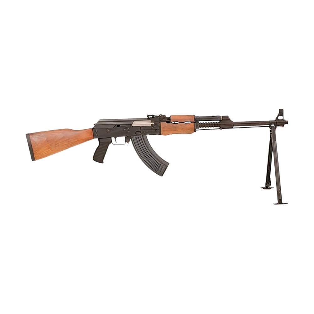 zastava arms usa zr72762w zpap m72 rpk 7.62x39mm 30+1 21" black finned barrel black, black steel receiver, fixed walnut stock, detachable bipod Zastava Arms Usa ZR72762W ZPAP M72 RPK 7.62x39mm 30+1 21" Black Finned Barrel Black, Black Sports South item 174937