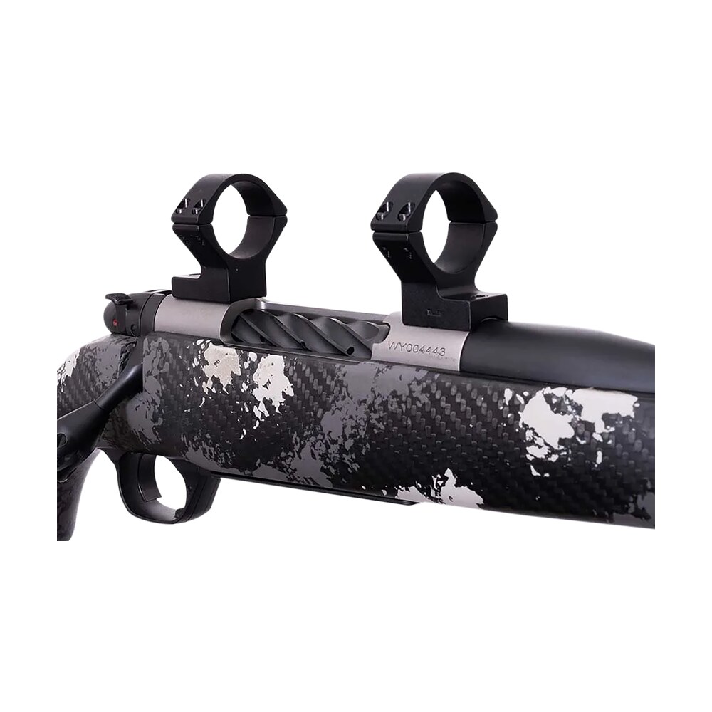 weatherby w940705 scope mount/ring combo matte black alloy 1" tube weatherby mark v medium rings magnum 9 lug action Weatherby W940705 Scope Mount/Ring Combo Matte Black Alloy 1" Tube Weatherby Mark V Medium Sports South item 175104