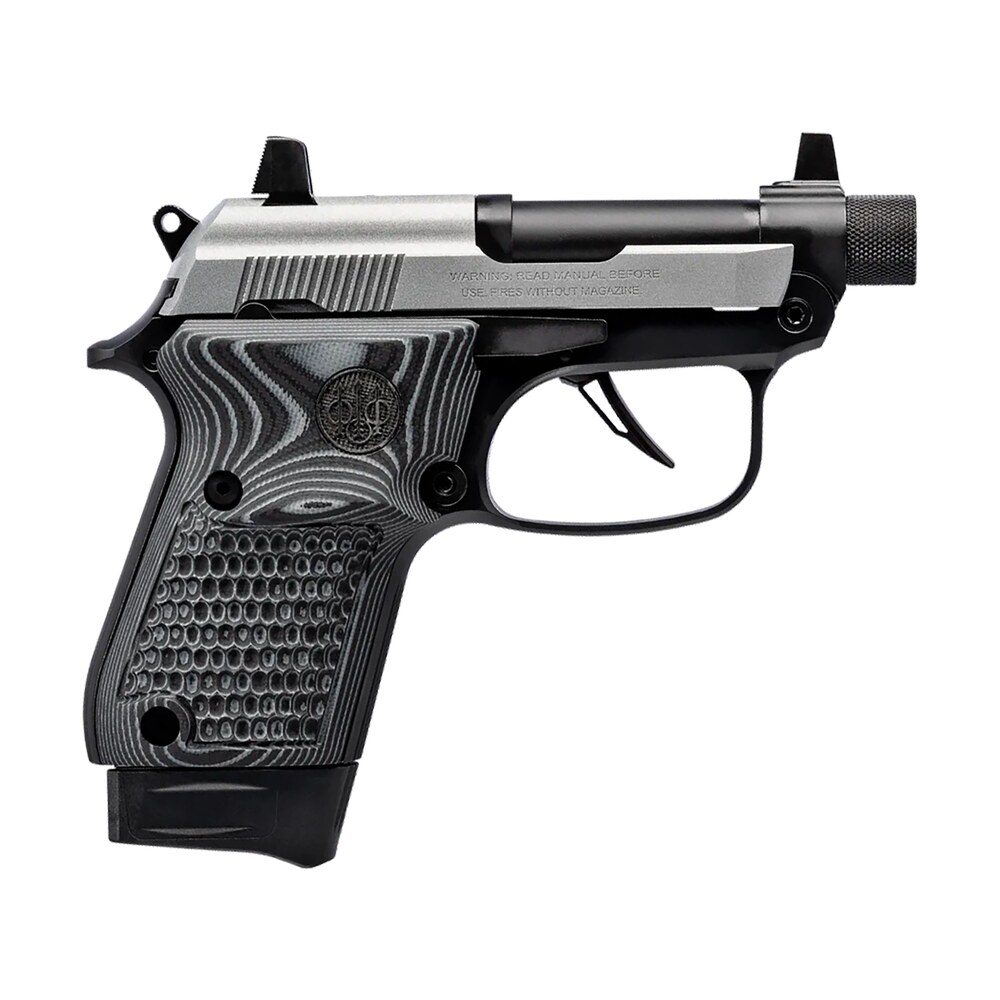 beretta usa j20x22r8m3 20x bobcat bug out bag micro frame 22 lr 8+1 2.80" black threaded tip up barrel, inox els/serrated slide, black polymer frame w/beavertail, helica texture grip Beretta USA J20X22R8M3 20X Bobcat Bug Out Bag Micro Frame 22 LR 8+1 2.80" Black Threaded Tip-Up Sports South item 175342
