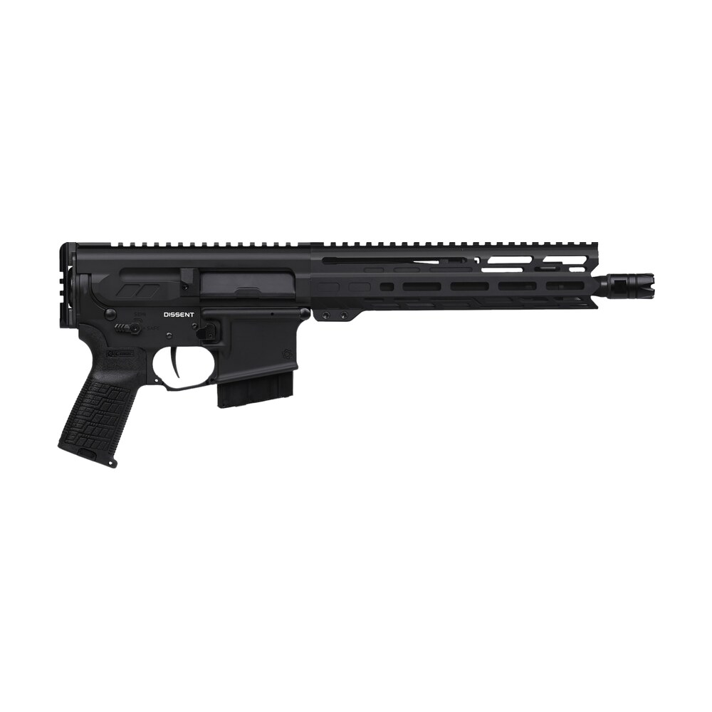 cmmg 34a840f ab dissent mk4 338 arc 10+1 10.50" black nitride threaded barrel, 9.60" m lok handguard, black armor cerakote aluminum picatinny rail receiver, rear picatinny rail, cmmg zeroed grip CMMG 34A840F-AB Dissent MK4 338 ARC 10+1 10.50" Black Nitride Threaded Sports South item 175366