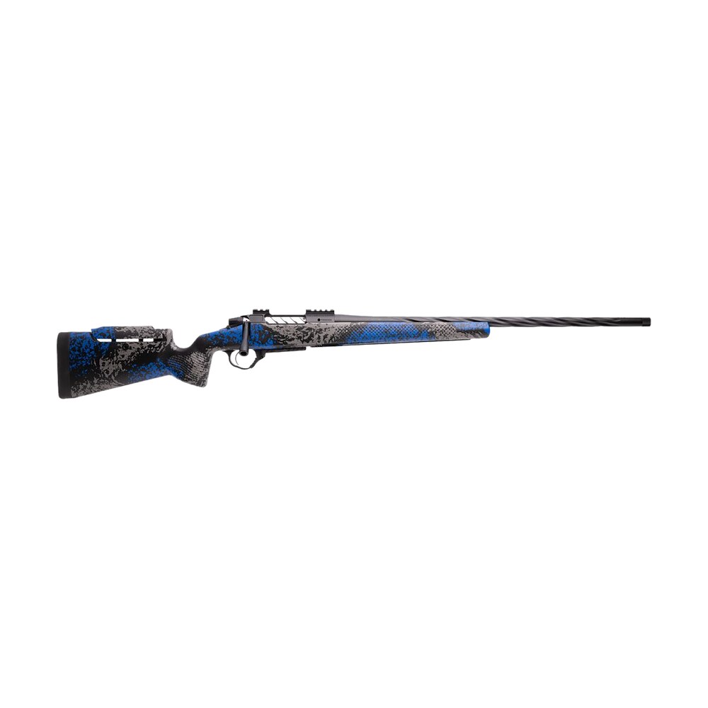 seekins precision 0011710323 f havak ph3 6.5 creedmoor 24" black fluted threaded barrel, black picatinny rail steel receiver, adj cheek riser glacier shadow synthetic stock Seekins Precision 0011710323-F Havak PH3 6.5 Creedmoor 24" Black Fluted Threaded Sports South item 175683