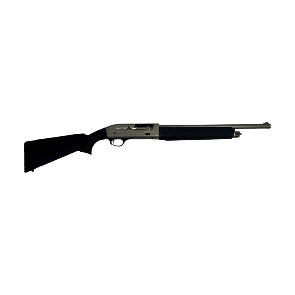 gforce arms gf11220ng gf1 12 gauge semi auto 3" 4+1 18.50" nickel steel barrel, nickel dovetail aluminum receiver, fixed black synthetic stock Gforce Arms GF11220NG GF1 12 Gauge Semi-Auto 3" 4+1 18.50" Nickel Steel Sports South item 175965