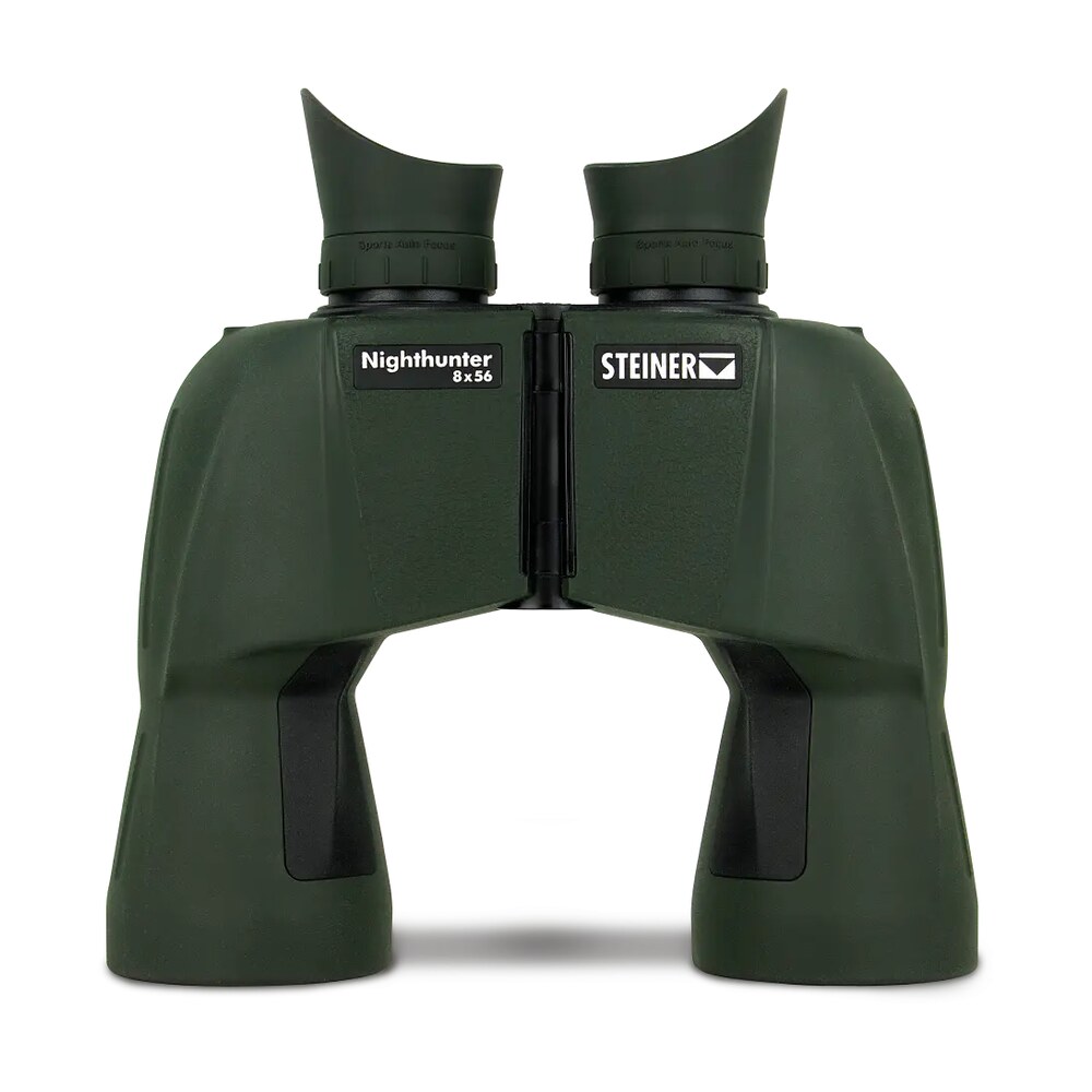 steiner 2070 nighthunter 8x56mm bak 4 porro prism, auto focus, matte green makrolon w/rubber armor Steiner 2070 Nighthunter 8x56mm BaK-4 Porro Prism, Auto Focus, Matte Green Makrolon Sports South item 176092