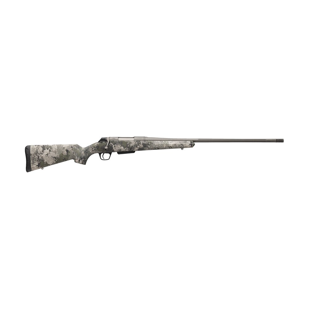 winchester repeating arms 535800294 xpr extreme 6.5 prc 3+1 24" tungsten cerakote fluted threaded barrel & drilled & tapped steel receiver, fixed truetimber vsx synthetic stock Winchester Repeating Arms 535800294 XPR Extreme 6.5 PRC 3+1 24" Tungsten Cerakote Fluted Sports South item 176784