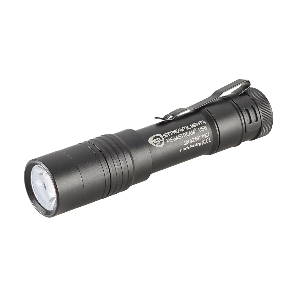 streamlight 66210 megastream black aluminum, white led 150/500/1800 lumens, 92 322 meters beam distance Streamlight 66210 MegaStream Black Aluminum, White LED 150/500/1800 Lumens, 92-322 Meters Beam Sports South item 176973