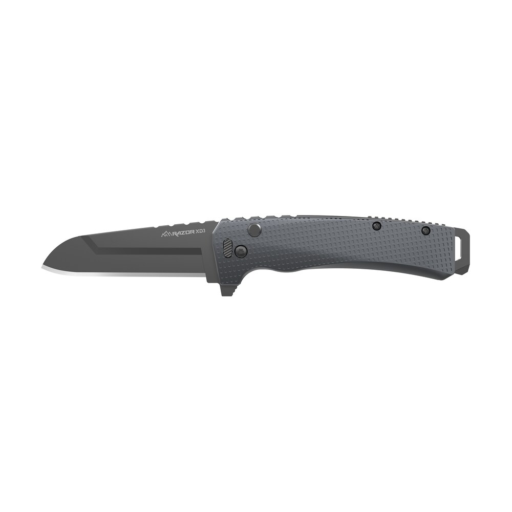 outdoor edge xds330ac razor xd3 3" folding plain 420j2 ss blade charcoal Outdoor Edge XDS330AC Razor XD3 3" Folding Plain 420J2 SS Blade Charcoal Sports South item 177001