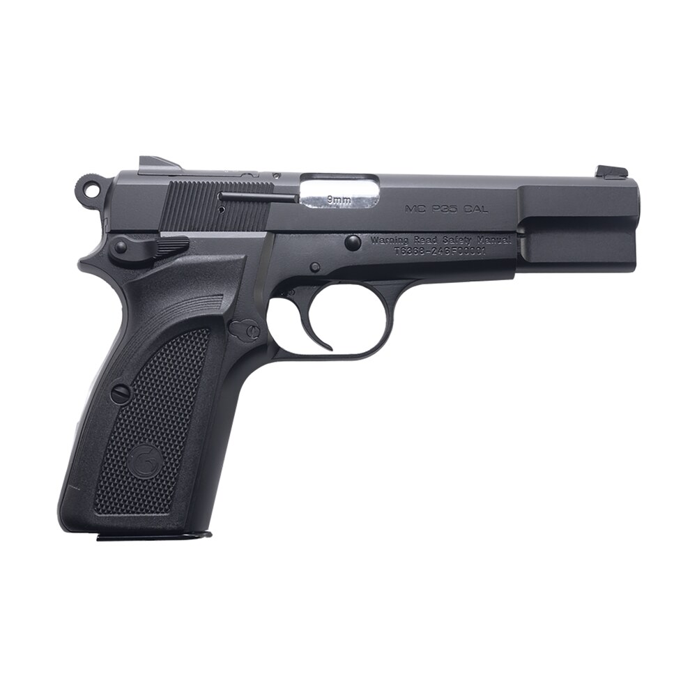 girsan 390451 mcp 35 *ca compliant 9mm luger 10+1 4.87" stainless steel barrel, matte black serrated steel slide, black steel frame, textured grip Girsan 390451 MCP 35 *CA Compliant 9mm Luger 10+1 4.87" Stainless Steel Sports South item 177042