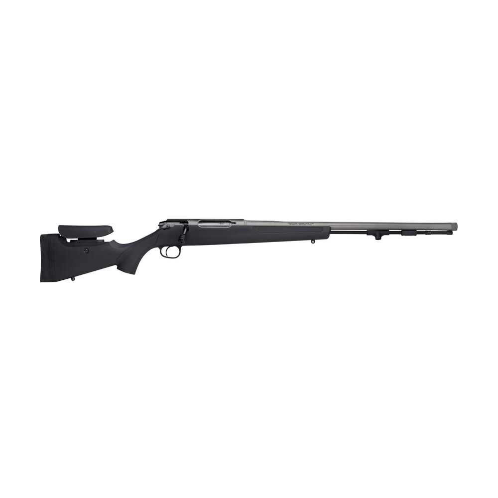 traditions cr94660440 nitrobolt 50 cal 24" tungsten cerakote fluted threaded barrel, adj cheek piece & lop black synthetic stock Traditions CR94660440 NitroBolt 50 Cal 24" Tungsten Cerakote Fluted Threaded Sports South item 177148